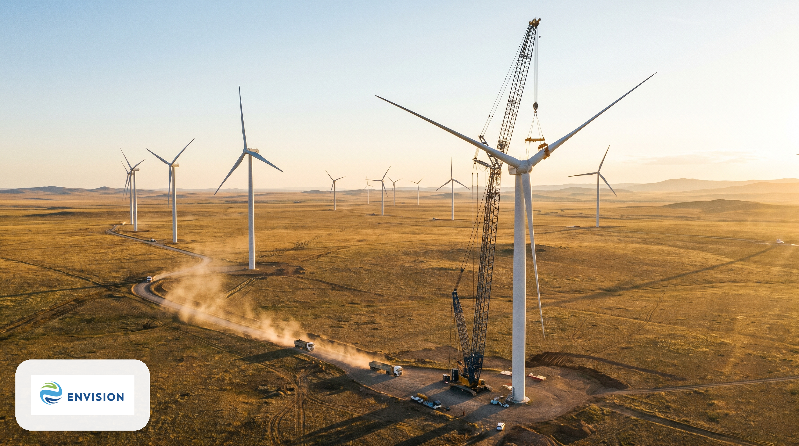 Envision Energy подписала сделок на 1,1 млрд долларов за четыре месяца — и строит завод в Казахстане