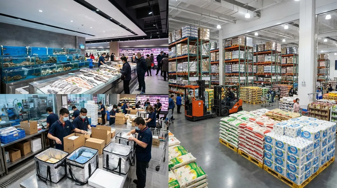 Freshippo vs. Sam's Club: China's Offline Retail Race for the Same Shopper
